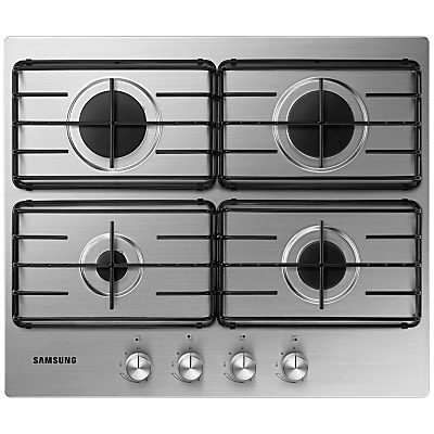 Samsung NA64H3110AS Gas Hob, Stainless Steel